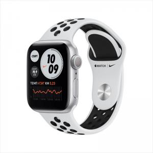 Apple Watch Series 6 GPS 40mm Silver Aluminum Case with Pure Platinum/Black Nike Sport Band