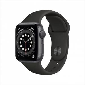 Apple Watch Series 6 GPS 40mm Space Gray Aluminum Case with Black Sport Band