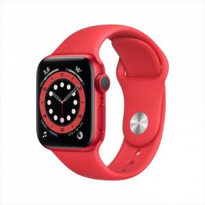 Apple Watch Series 6 GPS 40mm Red Aluminum Case with Red Sport Band