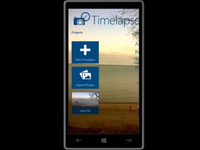 Приложение Timelapse Studio позволяет снимать покадровое видео на Windows Phone